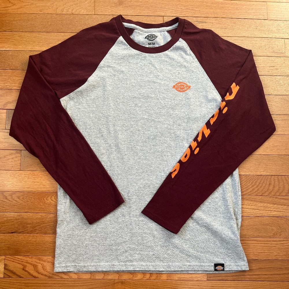 Dickies Long Sleeve Graphic Baseball T-Shirt Men's Size M